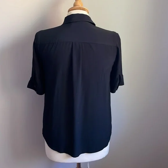 J Crew Silk Button Down Blouse - Picture 4 of 8